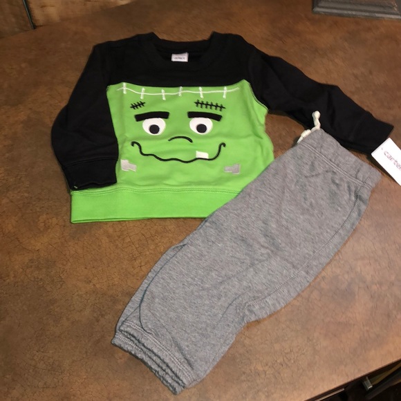 Carter's Other - NWT Carter’s 2 - Piece Frankenstein Pants Set
